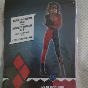 Harley Quinn Costume Adult Medium Bought New